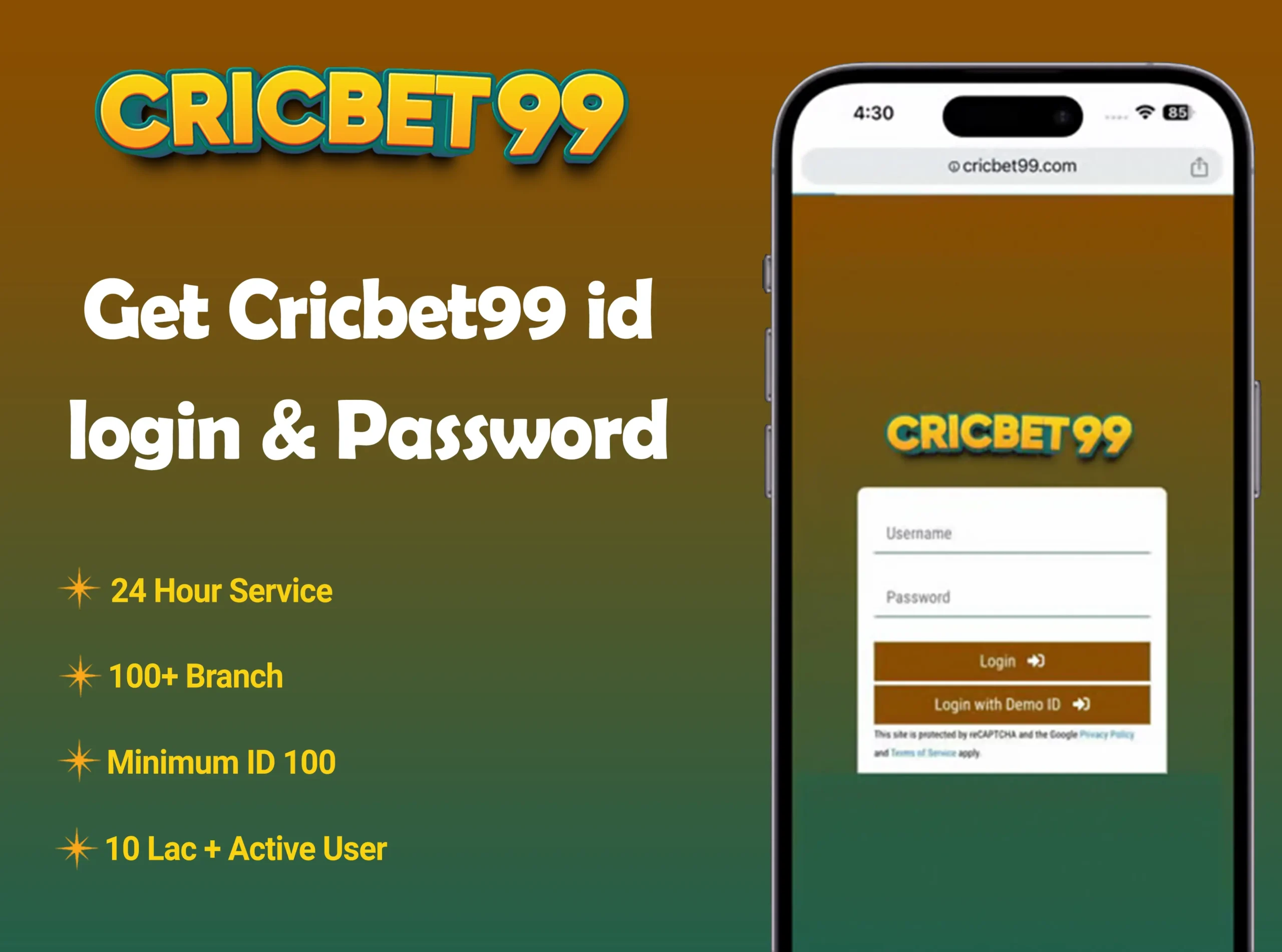 cricbet99 id login & Password